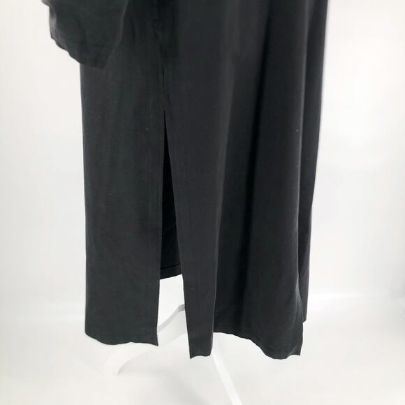 Alysi Open Overcoat Soft Black Women's Sz IT 46 US 8 NWOT $395 - Picture 4 of 10